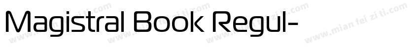 Magistral Book Regul字体转换